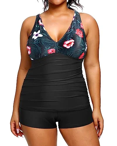 Plus Size Swimsuits Tummy Control Tankini