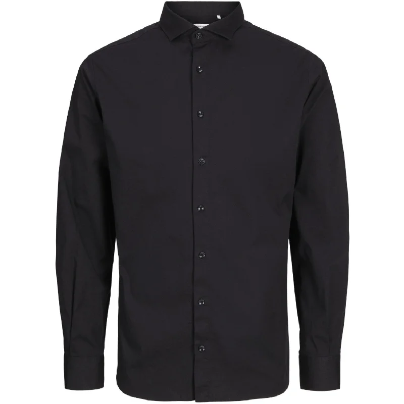 Jack & Jones Junior Black Axel Stretch Shirt Noos