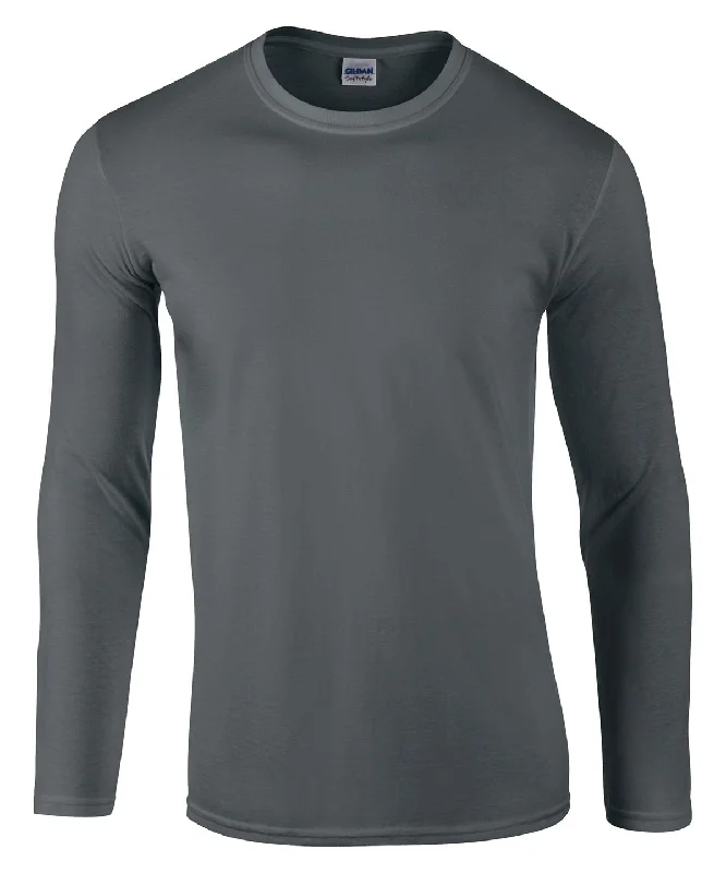 Charcoal* - Softstyle™ long sleeve t-shirt