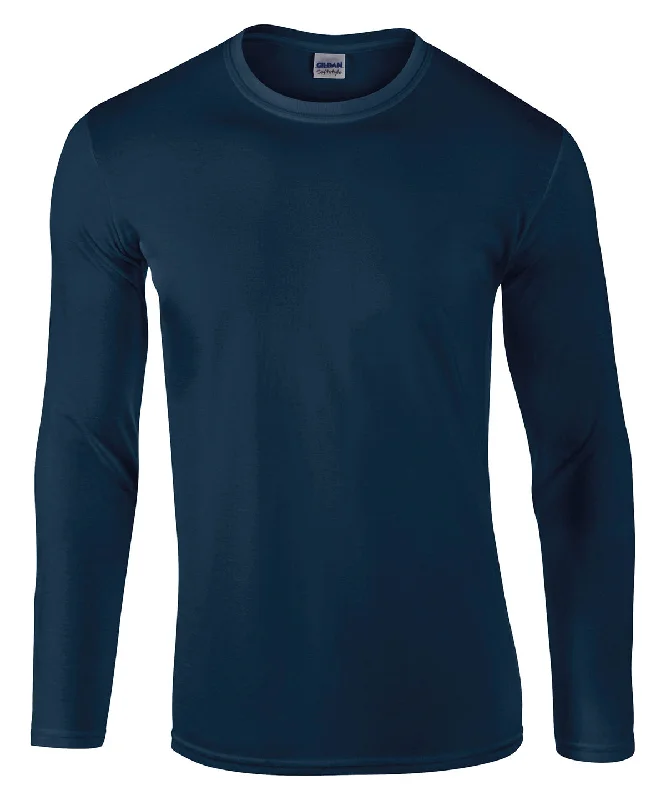 Navy* - Softstyle™ long sleeve t-shirt