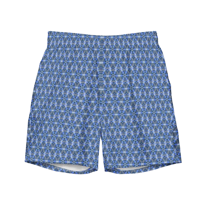 "Whirling Petals" Collection - Men's Swim Trunks