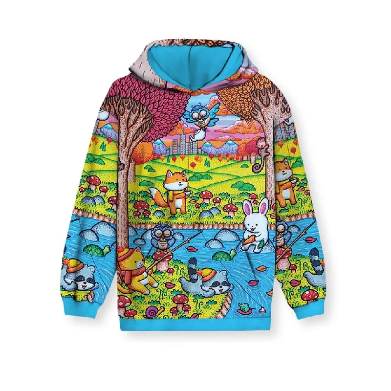 A Wonderful Fall Evening Kid's Hoodie