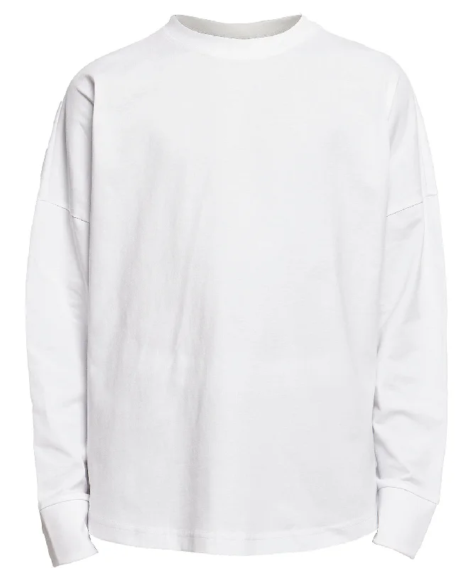 White - Oversize cut on sleeve long sleeve