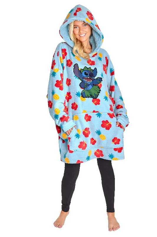 Disney Hoodie Blanket, Sherpa Fleece Oversized Hoodie, Eeyore Stitch Gifts