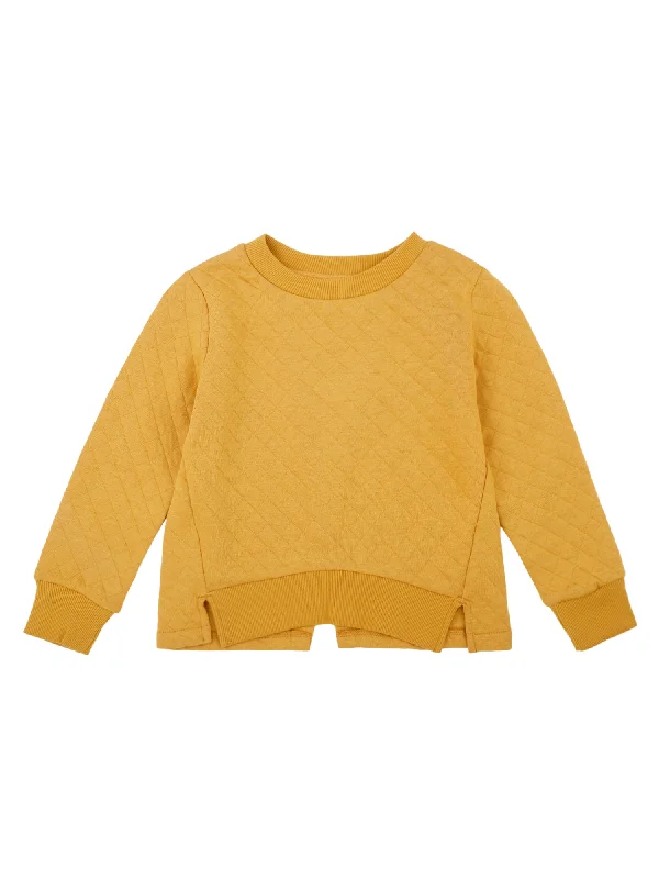 Girls Mustard Sweatshirt