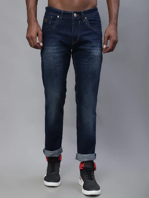 Men's Ultra Narrow fit Light Fade Dark Blue  Jeans