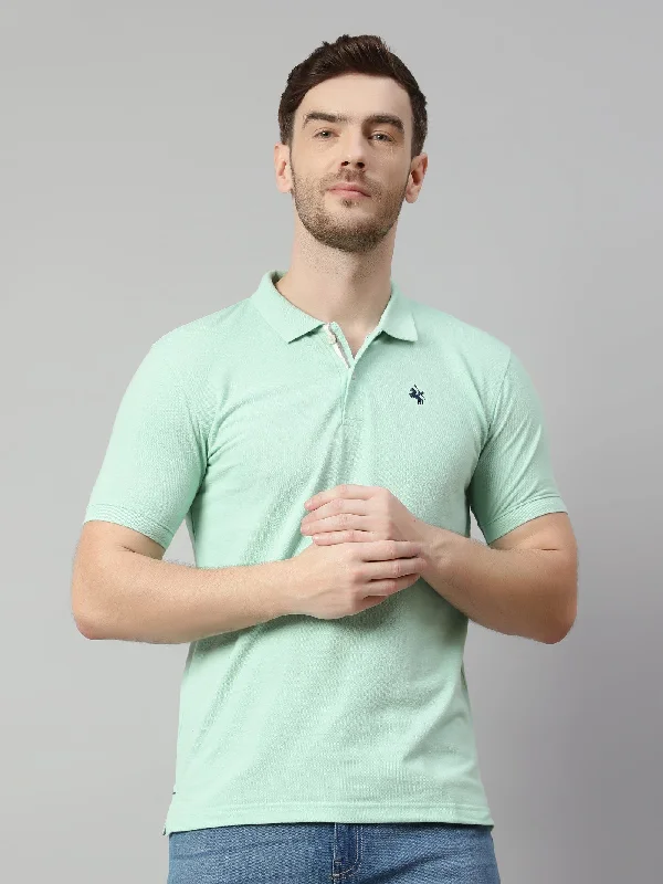 Men Light Green T-Shirt