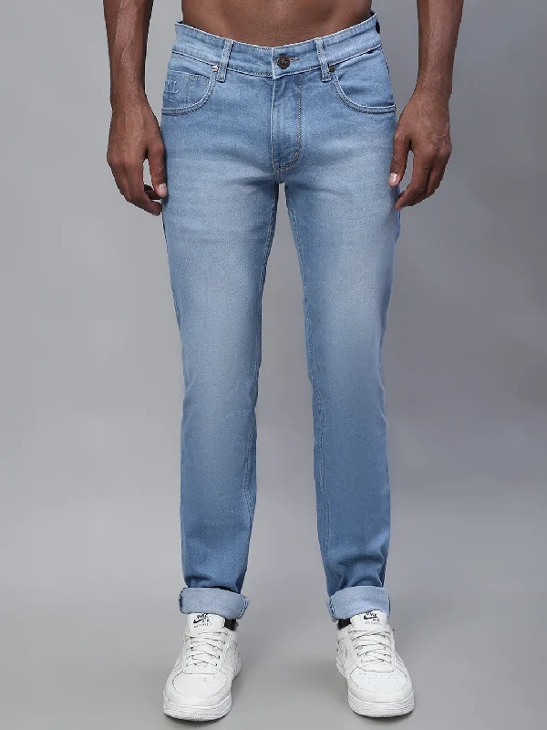 Men's Ultra Narrow fit Heavy Fade Blue  Jeans