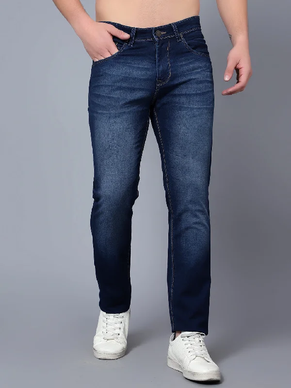 Men's Ultra Narrow fit Medium Fade Dark Blue  Jeans