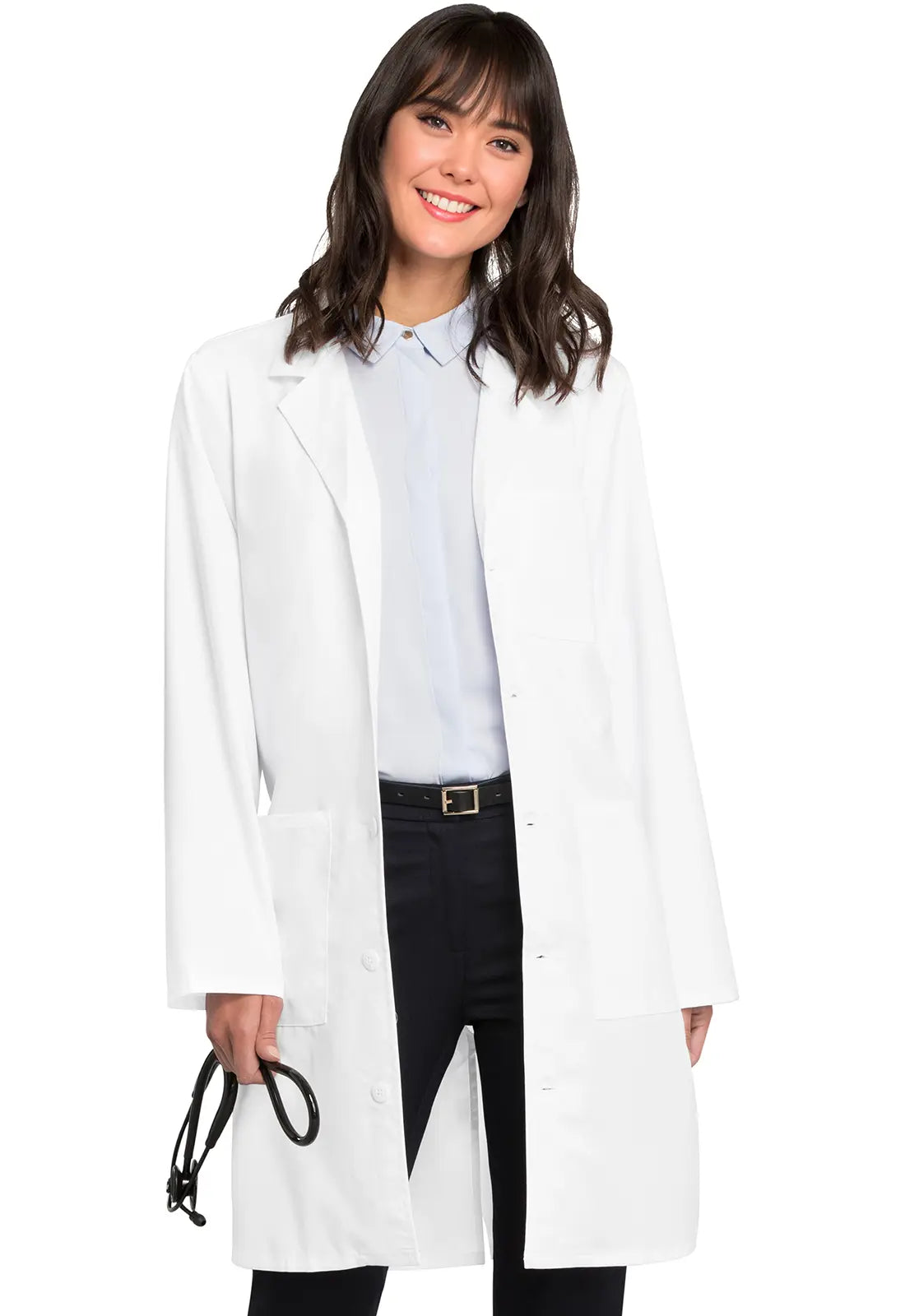 Cherokee Unisex Core Stretch 38" Lab Coat - White