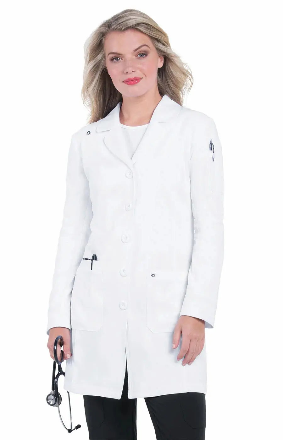 Koi Women's Her Everyday Lab Coat - White