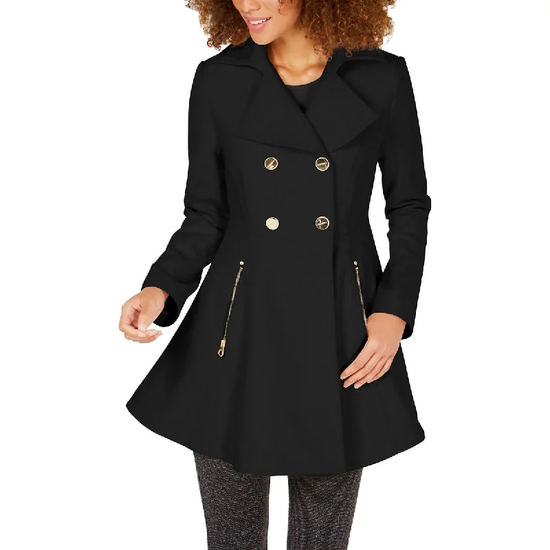 Laundry by Shelli Segal Womens Wool Blend Midi Walker Coat