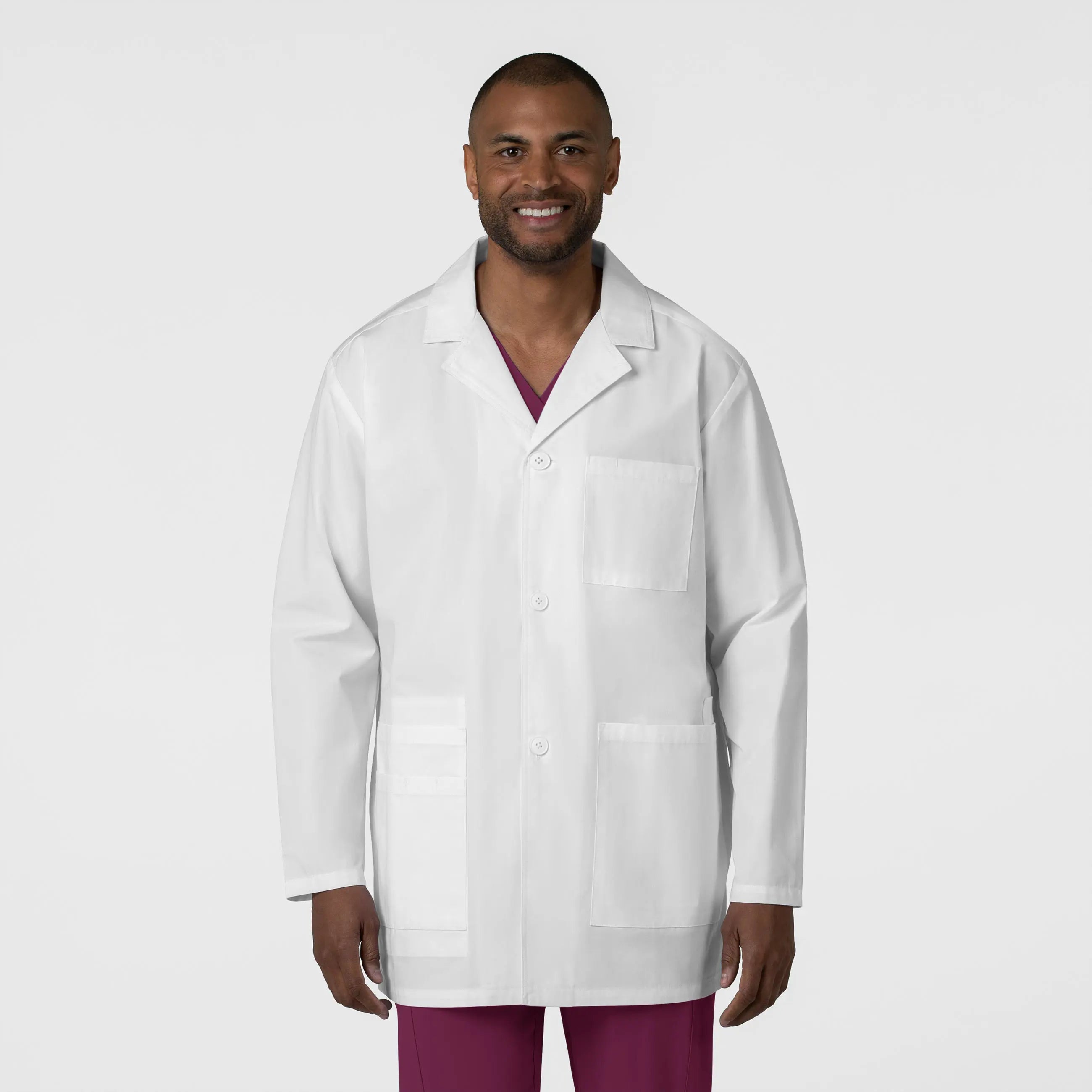 Wink Unisex Iconic Lab Coat - White