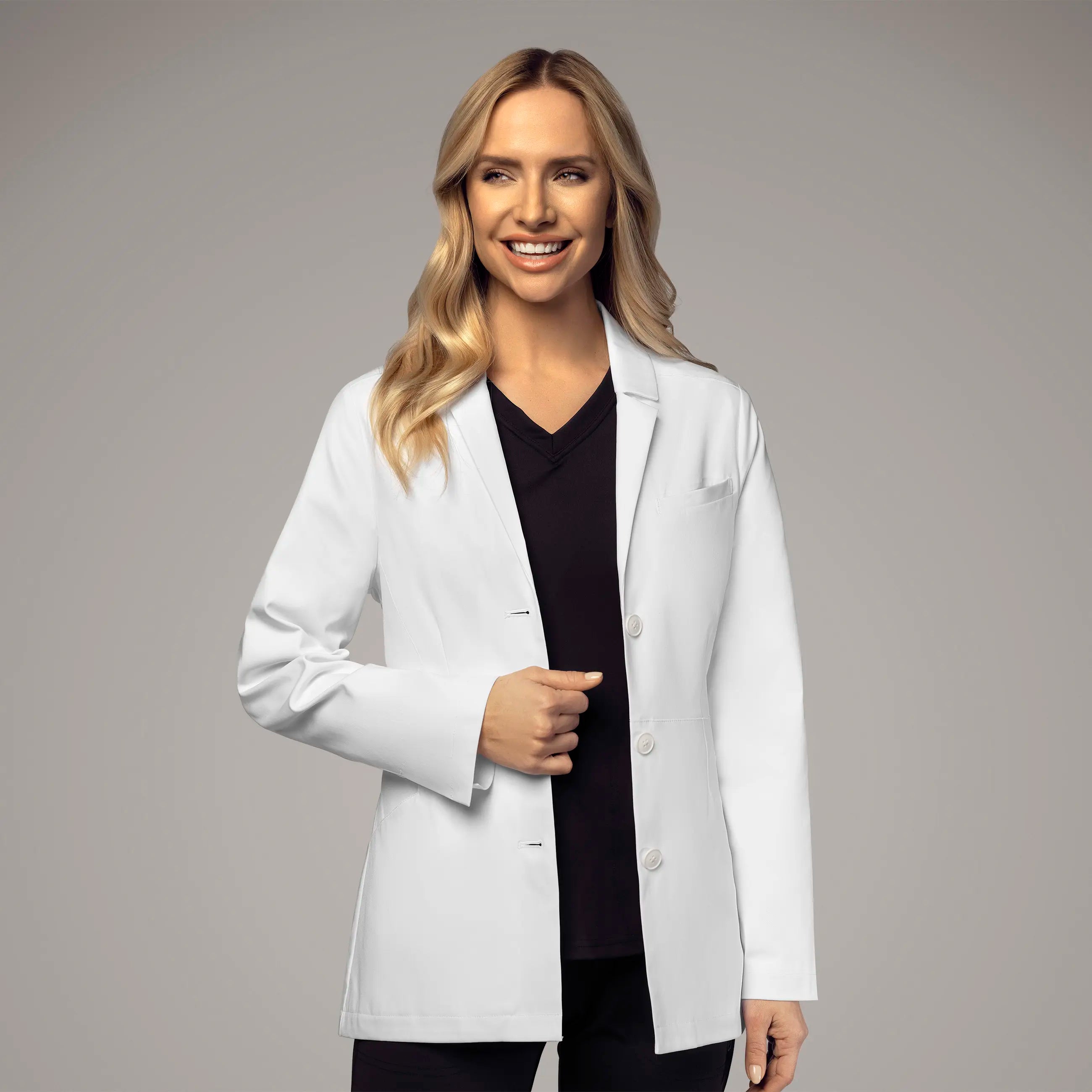 Wink Women's 28 Inch Doctors Coat - White