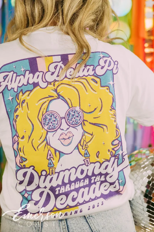 ADPi Diamonds Through the Decades Tshirt