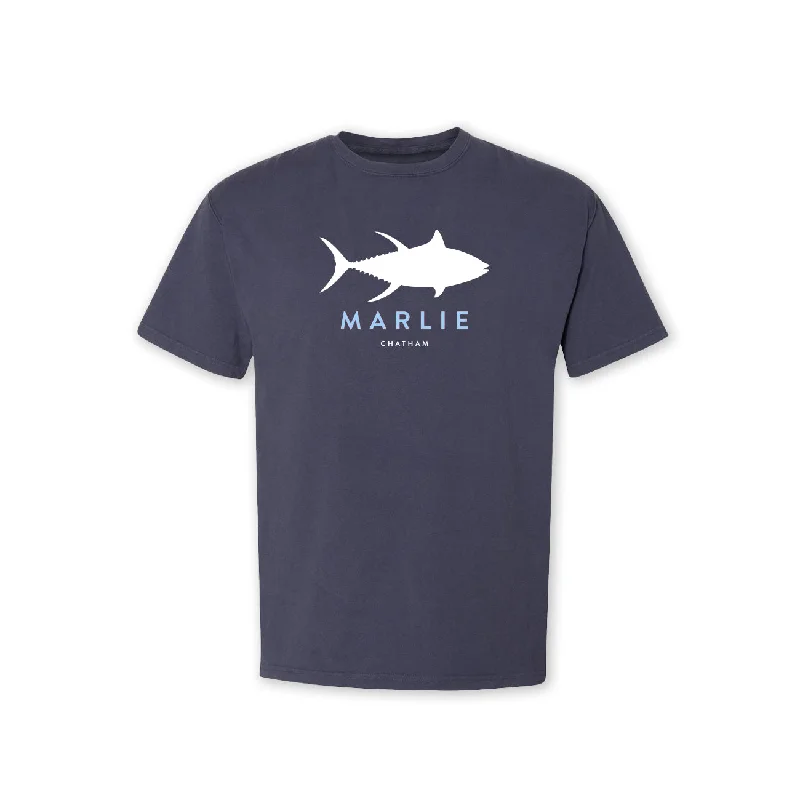 Adult Navy Marlie Tuna Short Sleeve T-Shirt