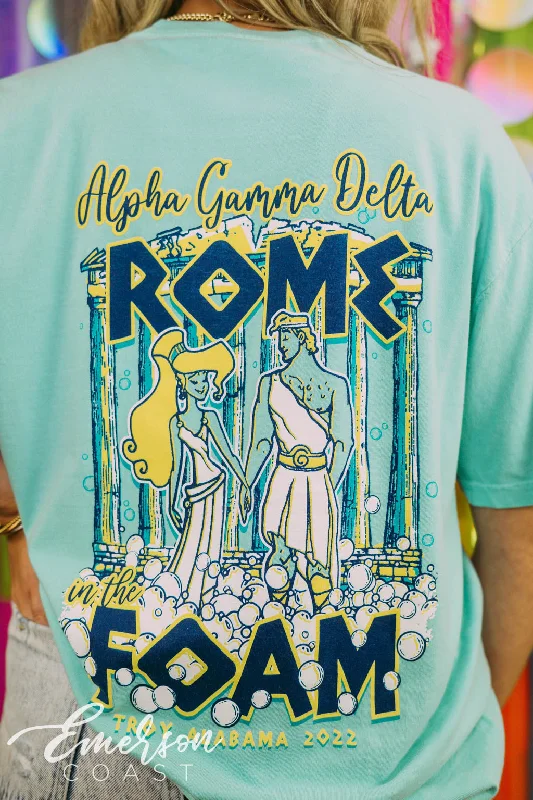 Alpha Gamma Delta Rome in the Foam Pocket Tee