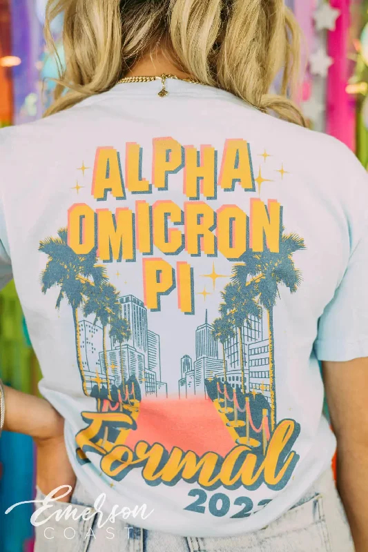 Alpha Omicron Pi Red Carpet Formal Tshirt