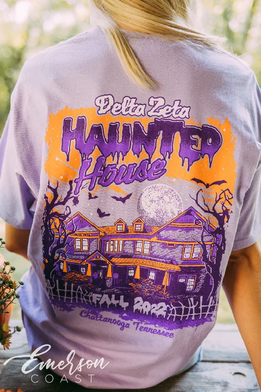 Delta Zeta Haunted House Shirt