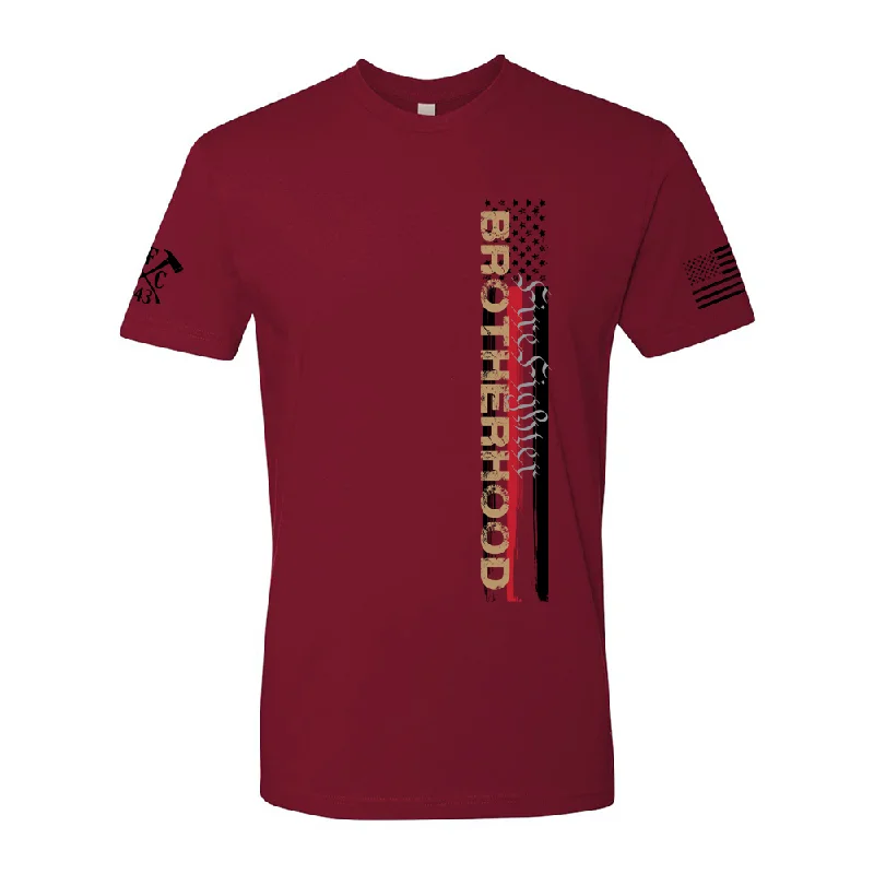 FFC 343 Red Line Firefighter Brotherhood Premium T-Shirt