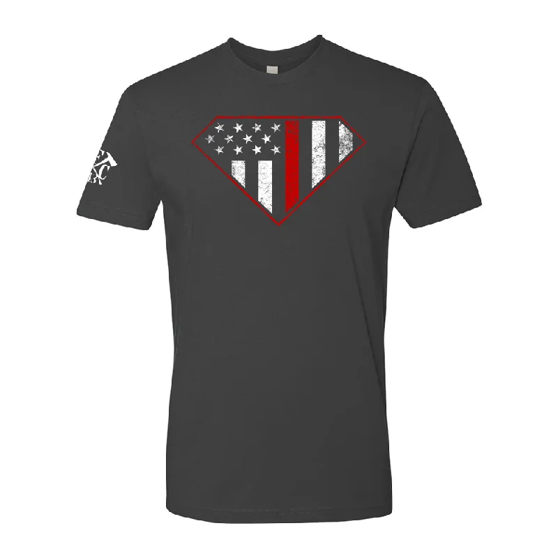 Red Line Superman Premium Firefighter T-Shirt