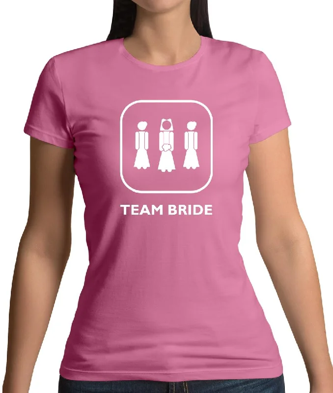 Team Bride [Married] Womens T-Shirt