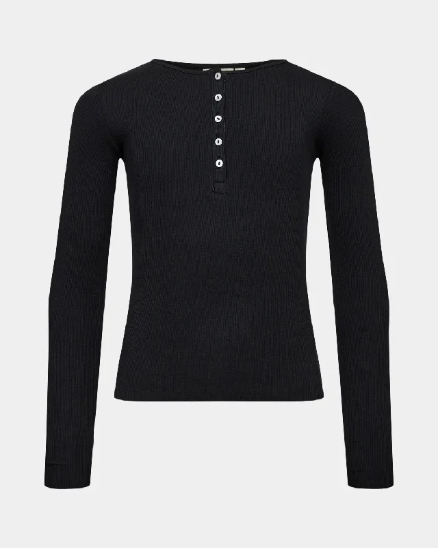 FRIJASY T-SHIRT LONG SLEEVE - Black