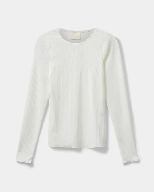 PATRICIASY T-SHIRT LONG SLEEVE - White