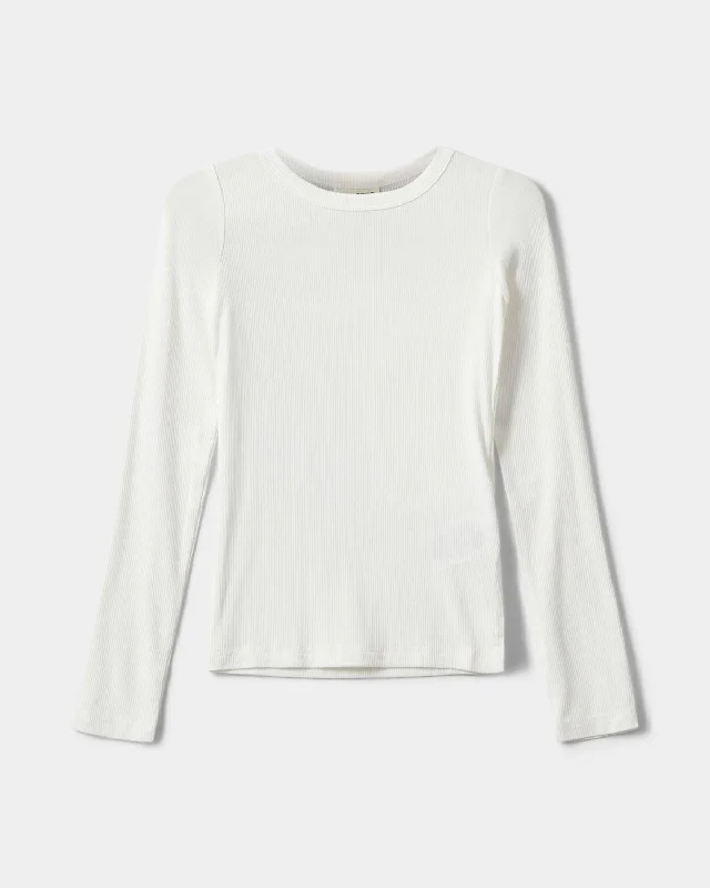 PETRICIASY T-SHIRT LONG SLEEVE - White