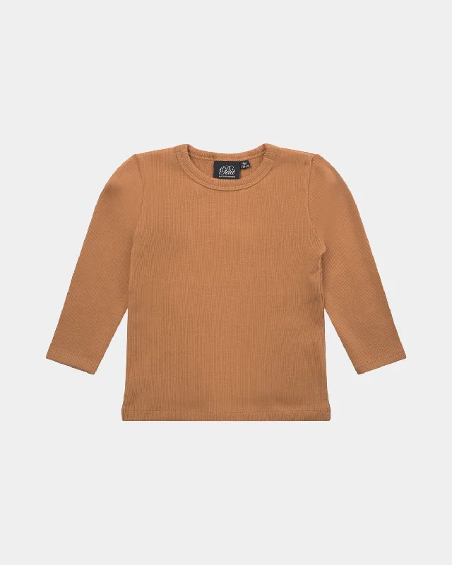 ARIZONASB T-SHIRT LONG SLEEVE - Dusty Brown