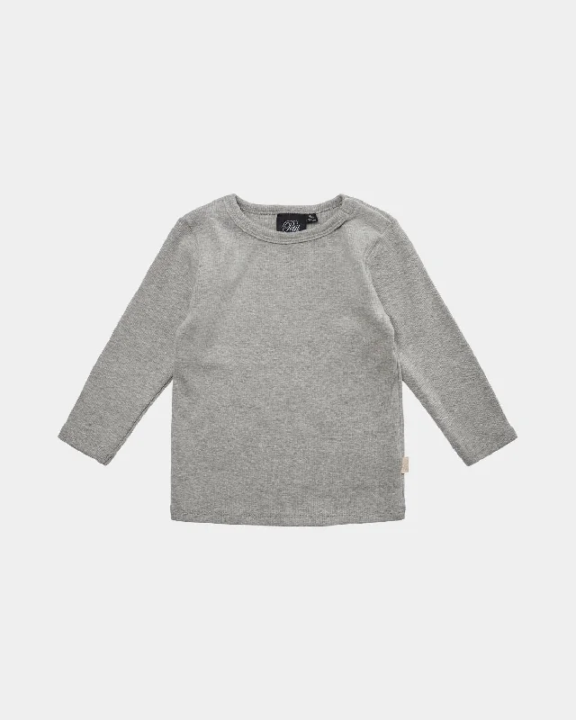 SPARIZONASB T-SHIRT LONG SLEEVE - Grey melange